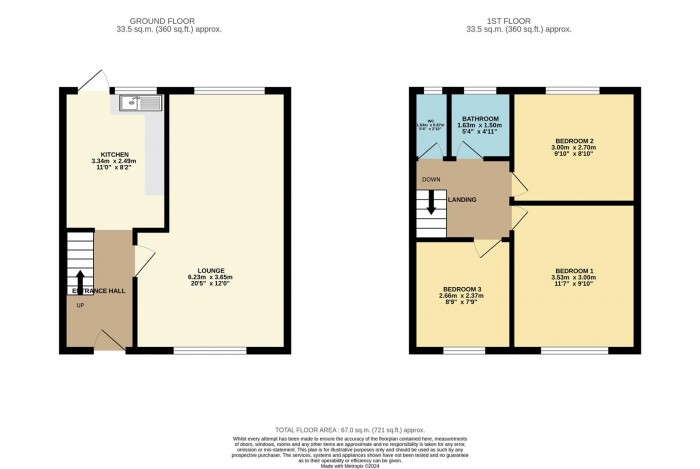 Floorplan for Ryecroft, Harlow