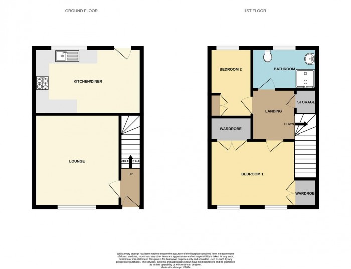 Floorplan for The Gardiners, Harlow