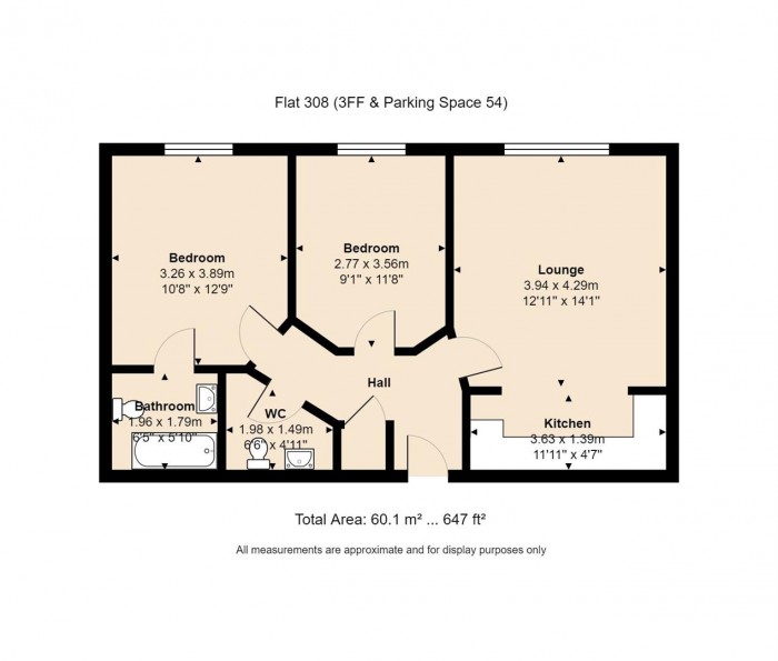 Floorplan for Sydney Road, Enfield