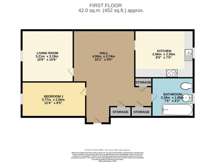 Floorplan for Westcott Close, London