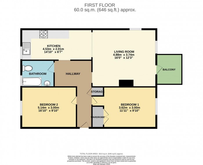 Floorplan for Scotland Green., London