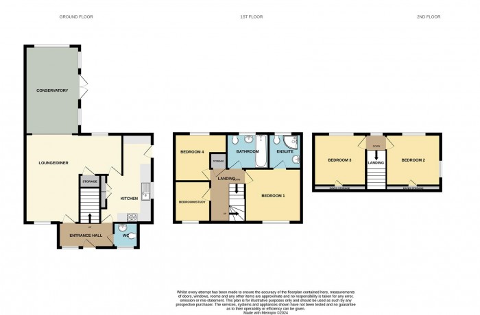 Floorplan for Albert Gardens, Church Langley