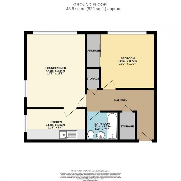 Floorplan for Willowfield, Harlow