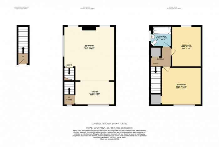 Floorplan for Jubilee Crescent, Edmonton, N9