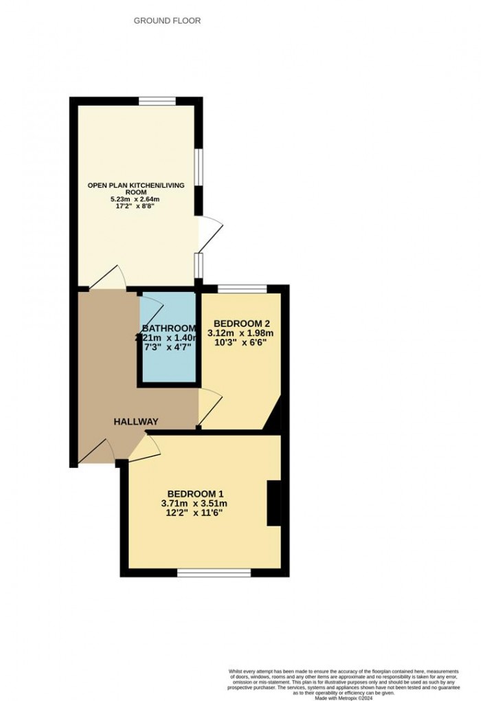 Floorplan for Sketty Road, Enfield