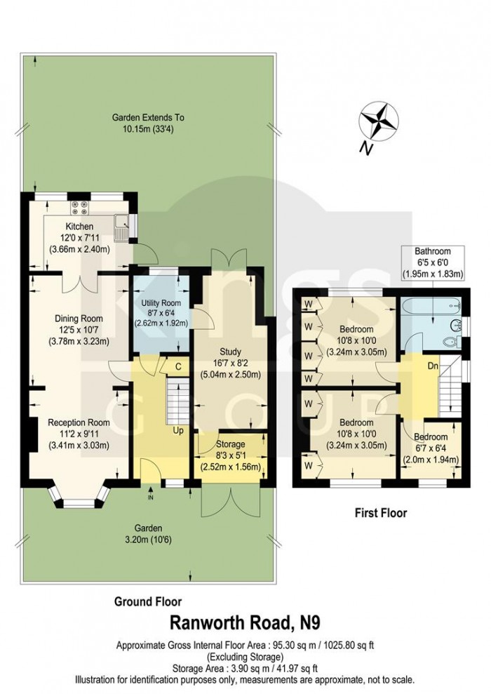 Floorplan for Ranworth Road, Edmonton