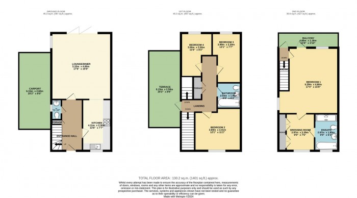 Floorplan for High Chase, Newhall, Harlow