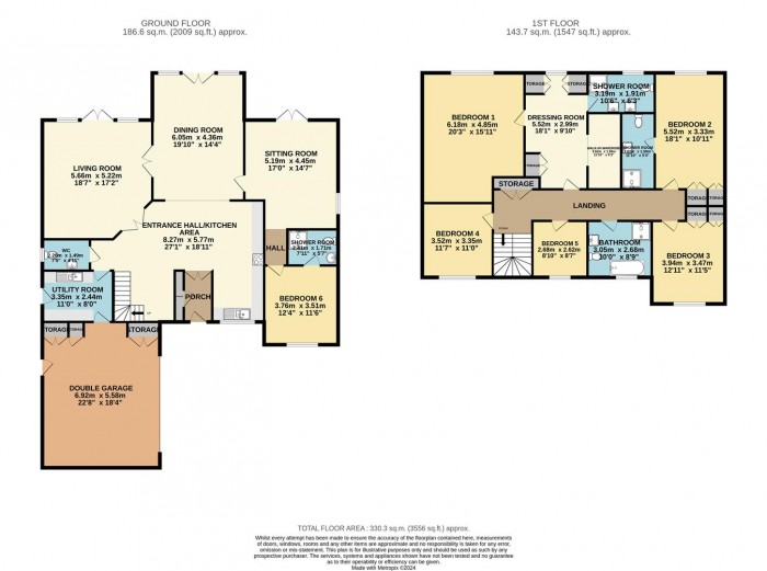 Floorplan for Rye Hill Road, Harlow