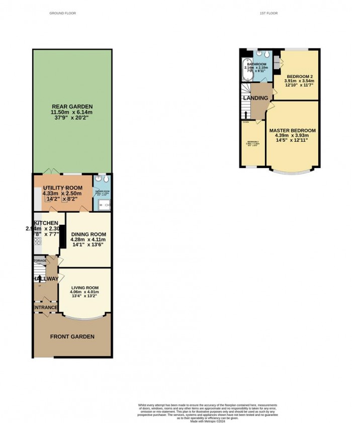 Floorplan for Wilmot Road, London