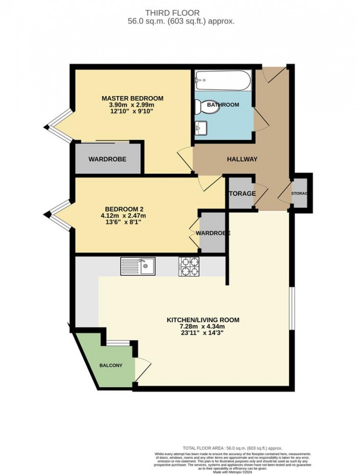 Floorplan for Frogwell Close, London