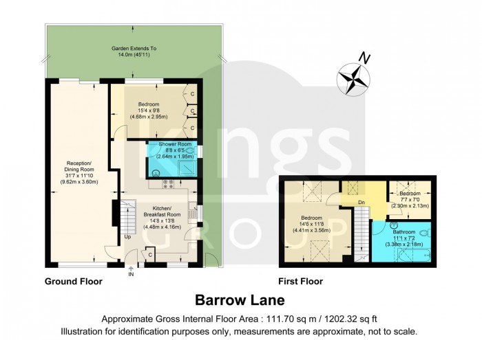 Floorplan for Barrow Lane, Cheshunt, Waltham Cross