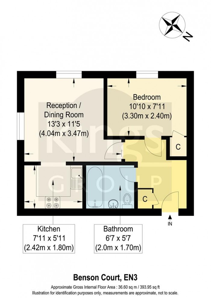 Floorplan for Harston Drive, Enfield