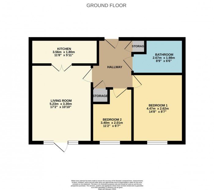 Floorplan for Southbury Road, Enfield