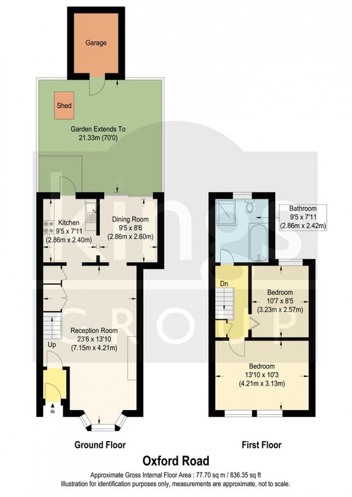 Floorplan for Oxford Road, Edmonton, N9