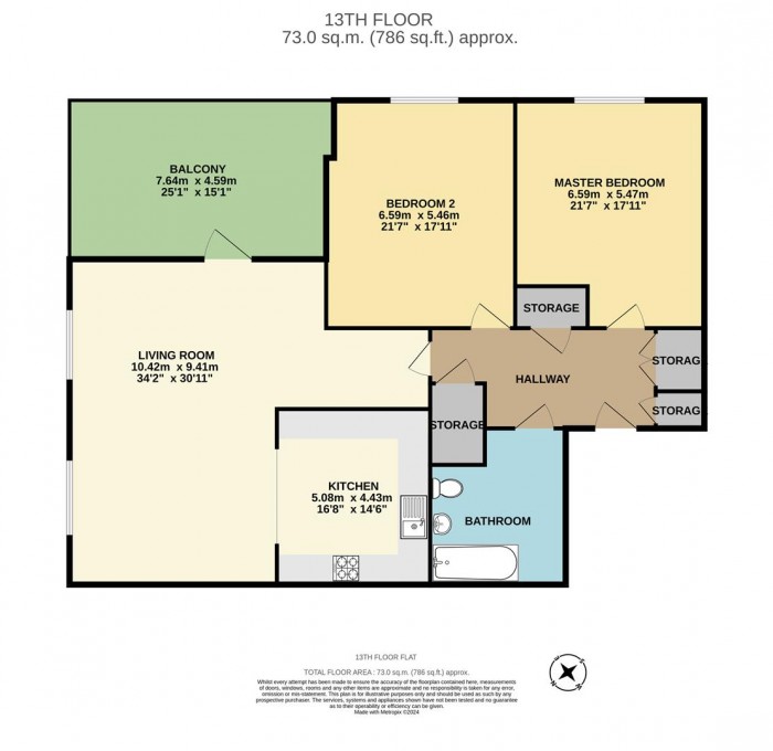 Floorplan for Cannon Road, London