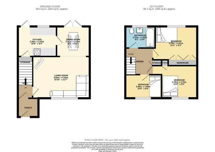 Floorplan for Joyners Field, Harlow