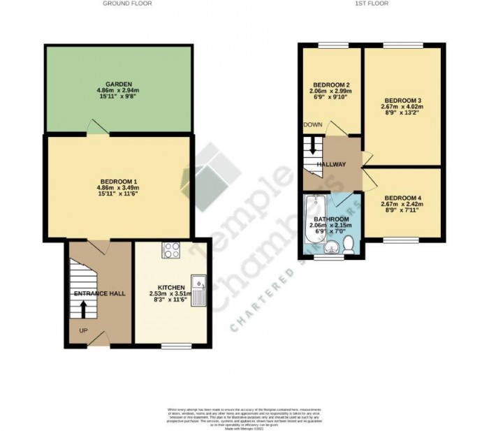 Floorplan for Massingham Street, London