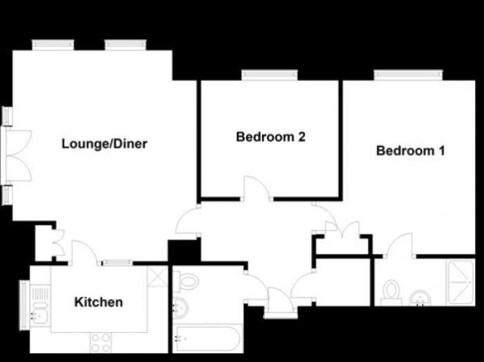 Floorplan for Herent Drive, Ilford