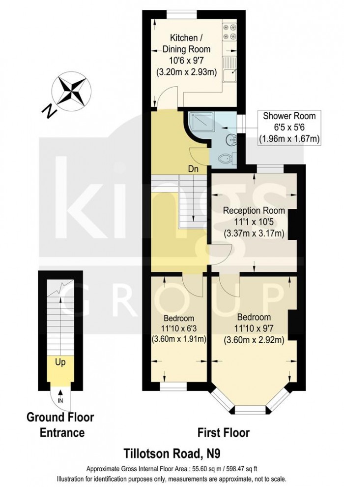 Floorplan for Tillotson Road, Edmonton, N9