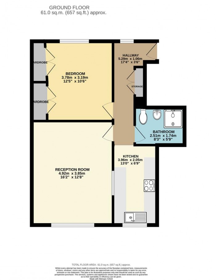 Floorplan for Snaresbrook Road, London