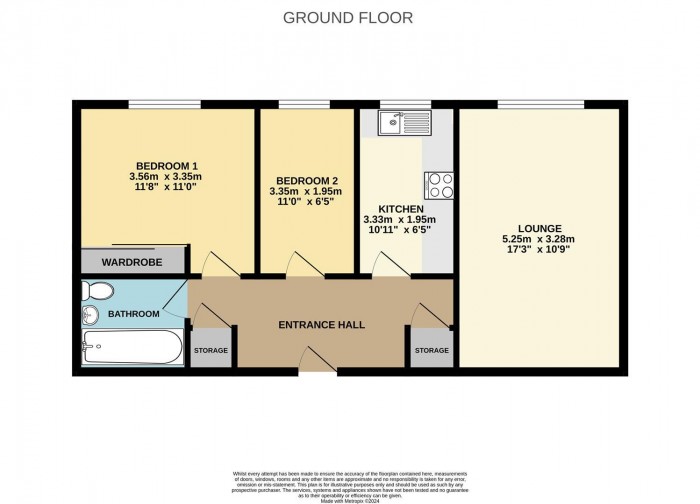 Floorplan for Trinity House, Trinity Lane, Waltham Cross