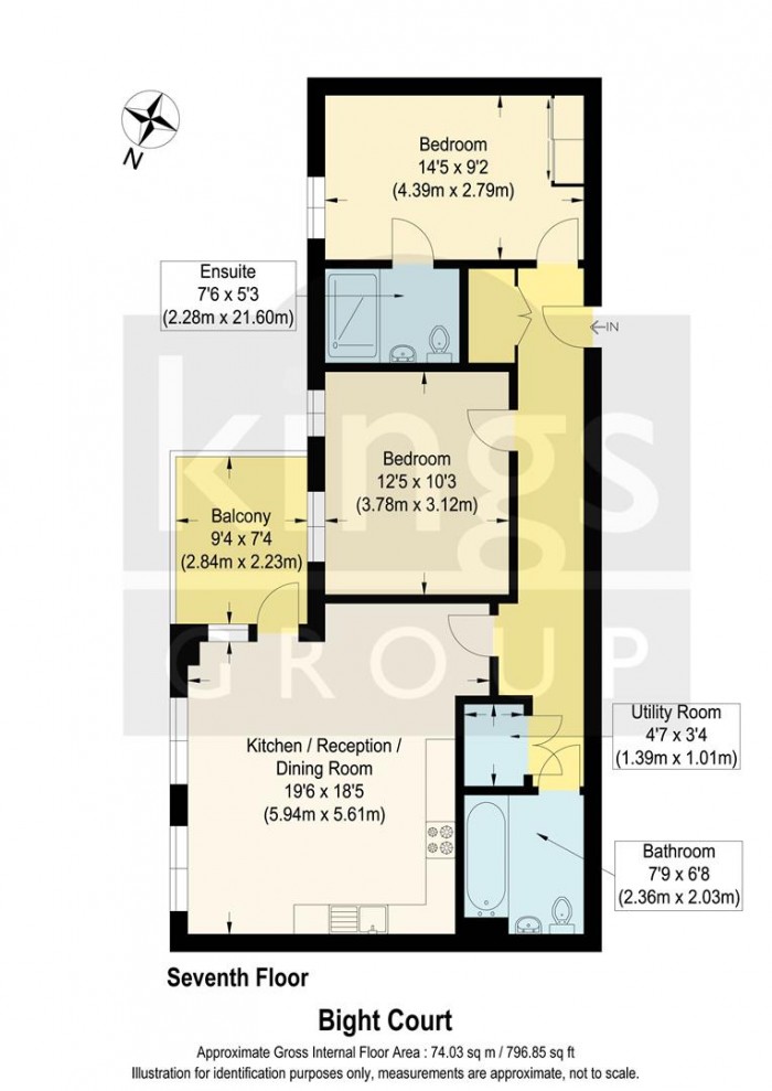 Floorplan for Nellie Cressall Way, London