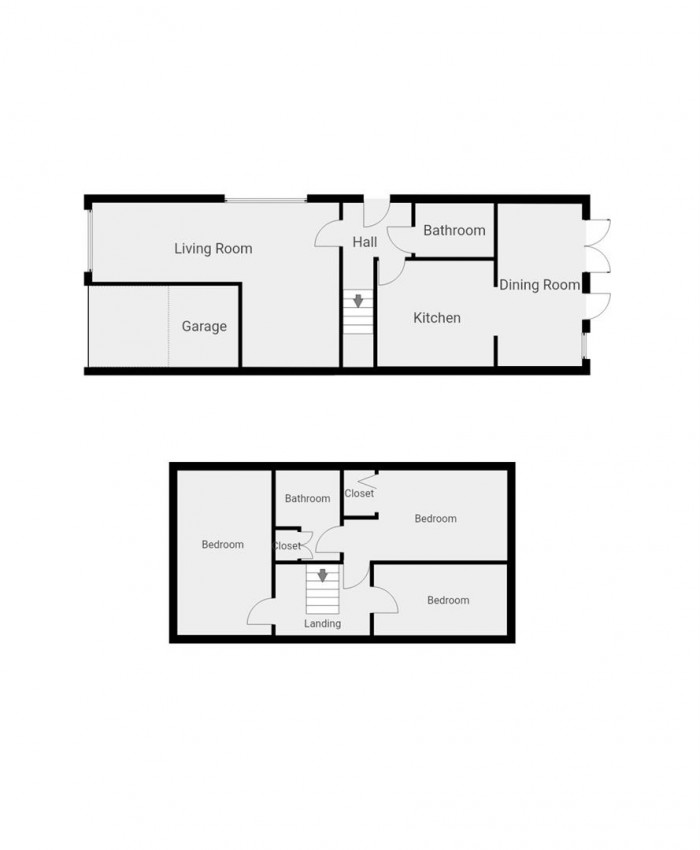 Floorplan for Elm Close, Waltham Abbey