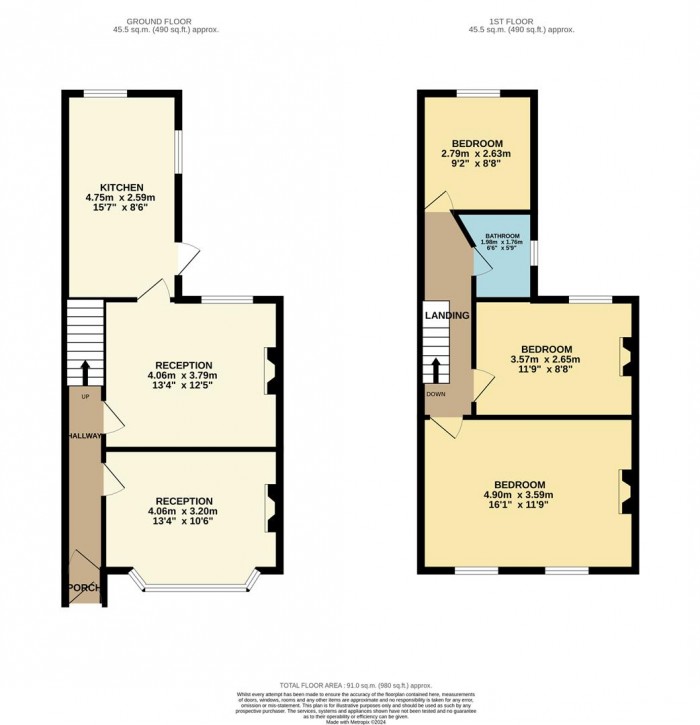 Floorplan for Browns Road, Walthamstow, London