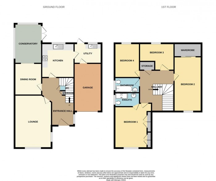 Floorplan for Mallards Rise, Church Langley