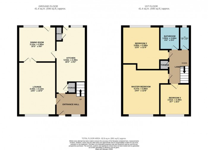 Floorplan for Finchmoor, Harlow