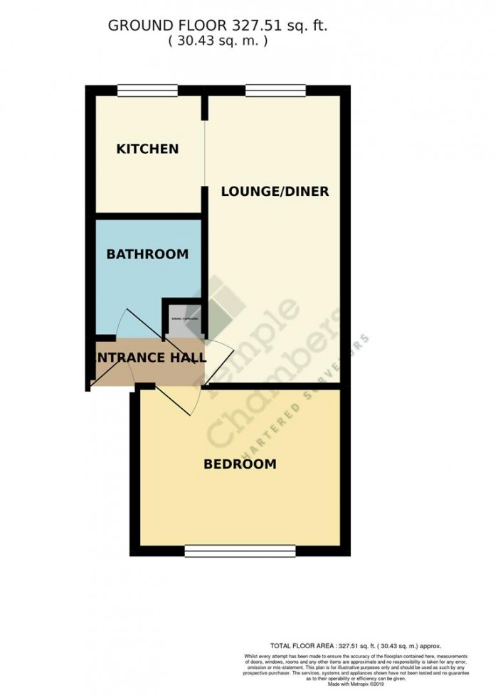 Floorplan for Crouch Court, Harlow