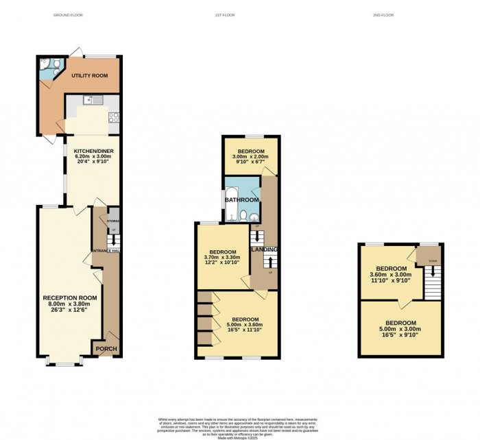 Floorplan for Amberley Road, Leyton