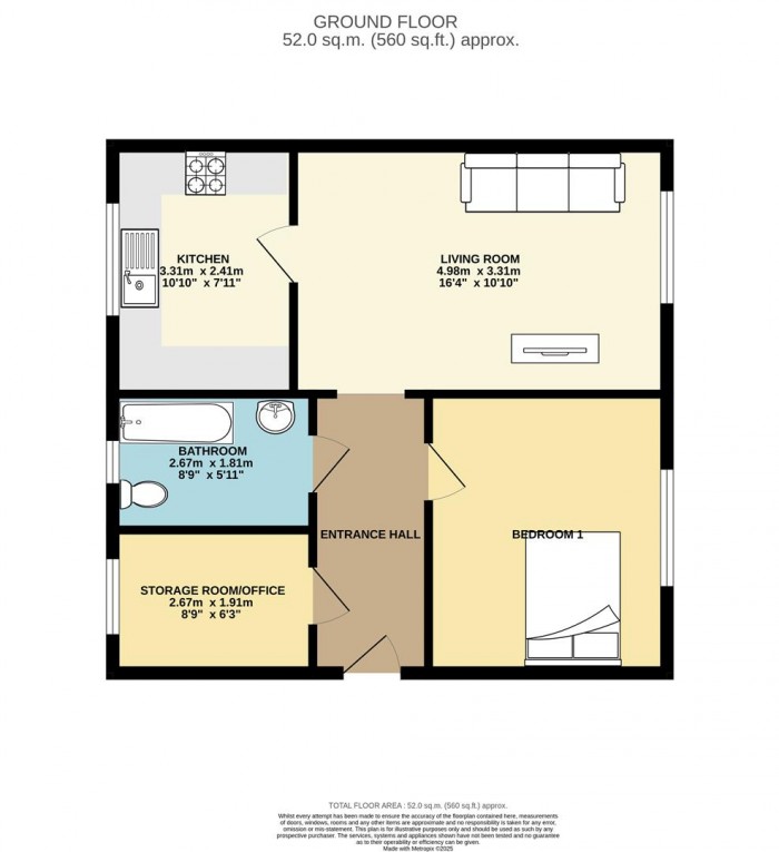 Floorplan for Standingford, Harlow