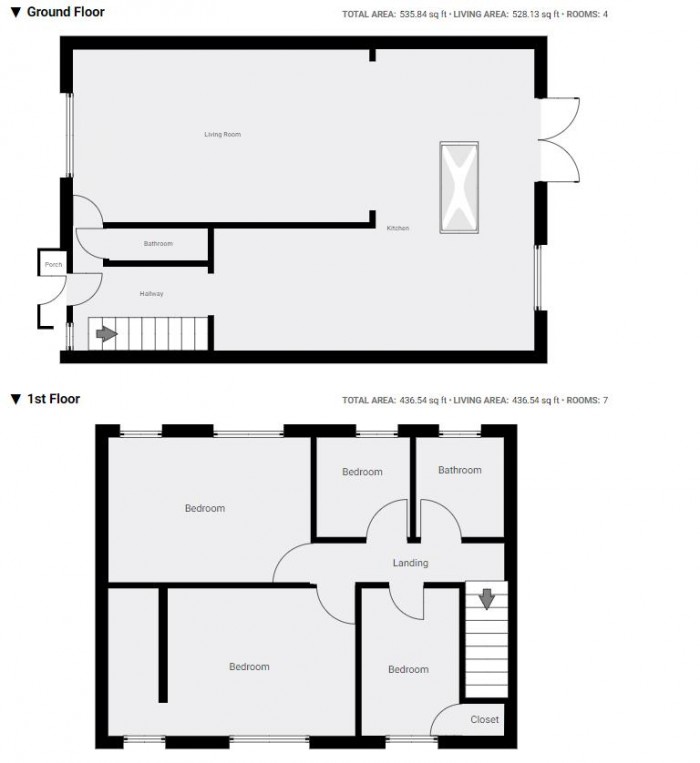 Floorplan for Poplar Shaw, Waltham Abbey