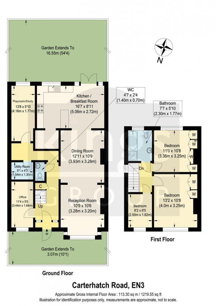 Floorplan for Carterhatch Road, Enfield