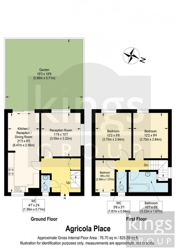 Floorplan for Agricola Place, Enfield