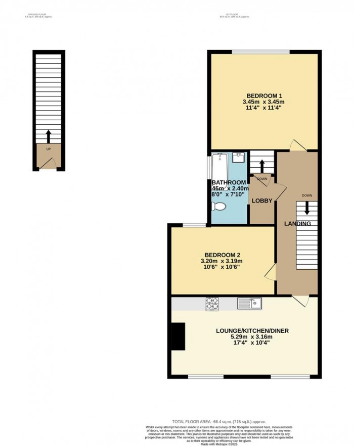 Floorplan for Seymour Road, London