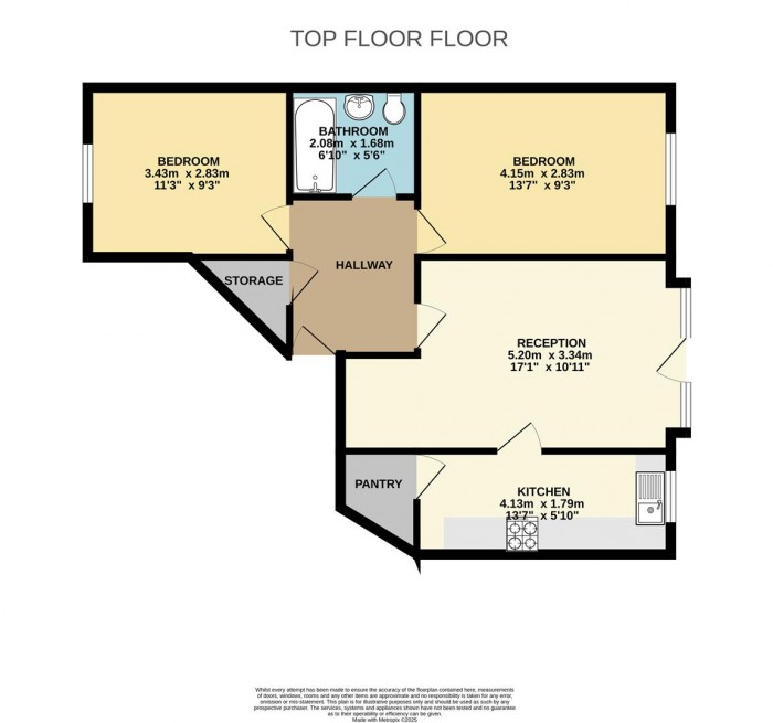 Floorplan for Reeves Road, London