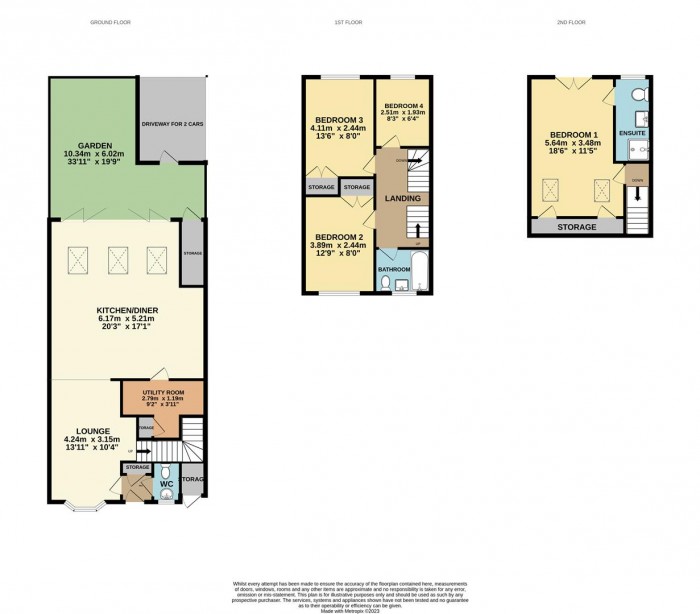 Floorplan for Lucern Close, Hammond Street, Cheshunt, Waltham Cross