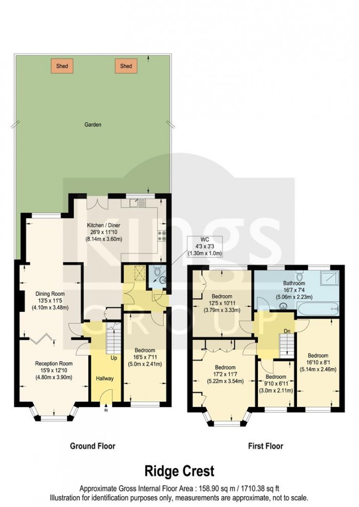 Floorplan for Ridge Crest, Enfield