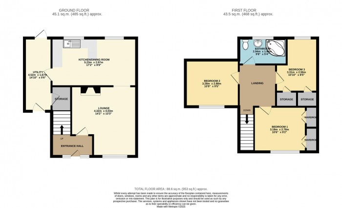 Floorplan for Kingsland, Harlow