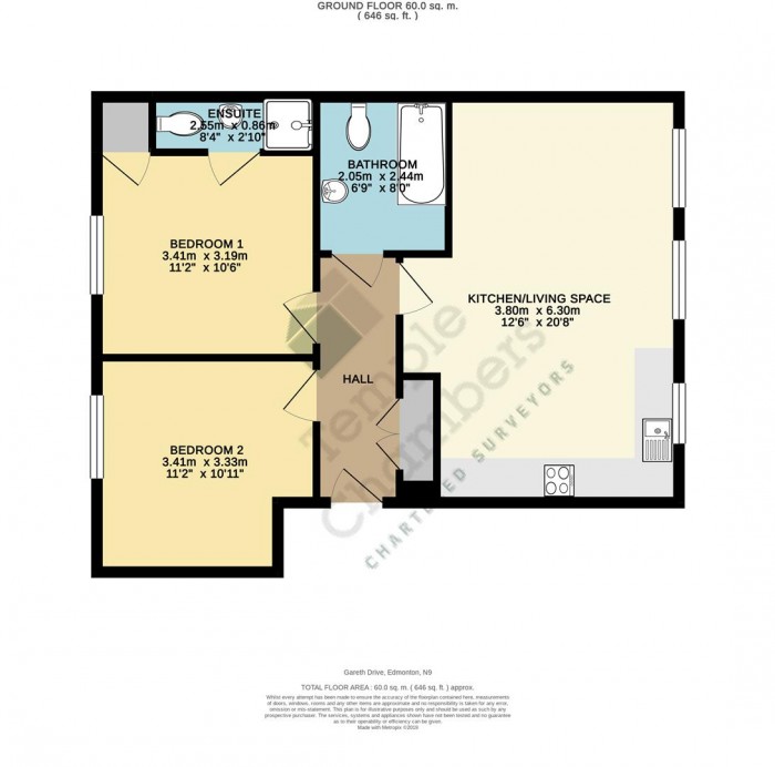 Floorplan for Gareth Drive, Edmonton