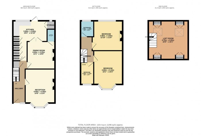 Floorplan for Liverpool Road, London