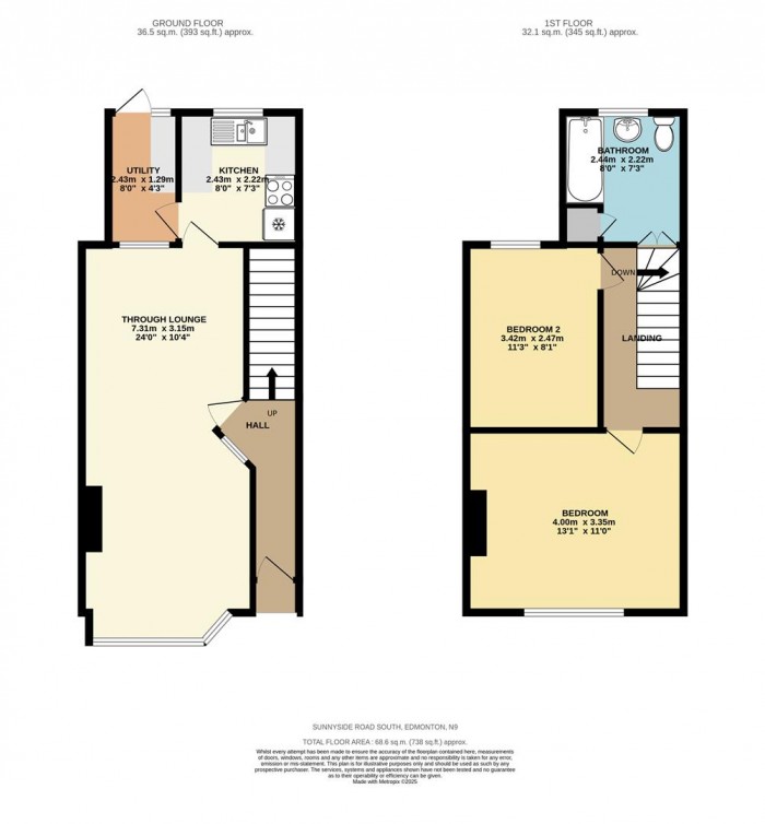 Floorplan for Sunnyside Road South, Edmonton, N9