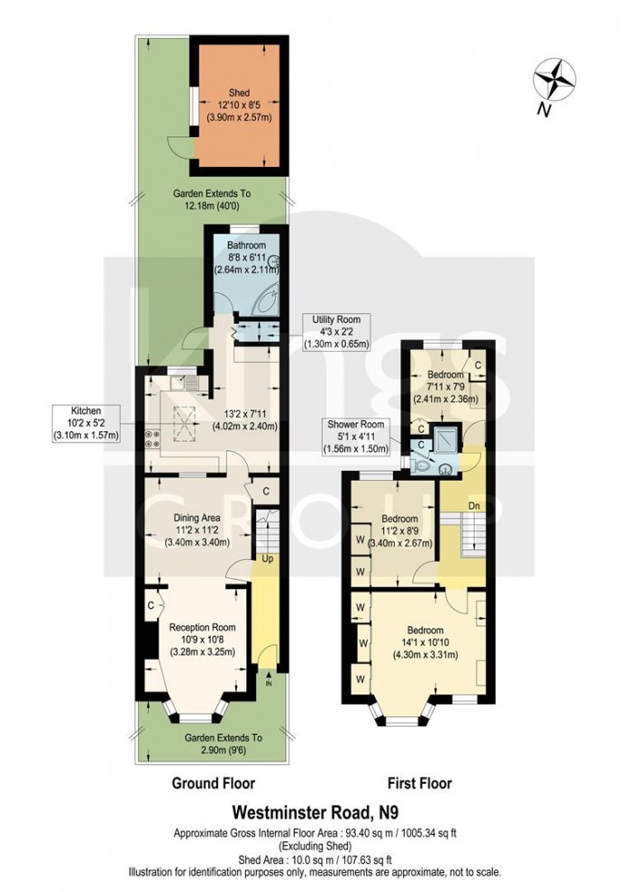 Floorplan for Westminster Road, Edmonton, N9