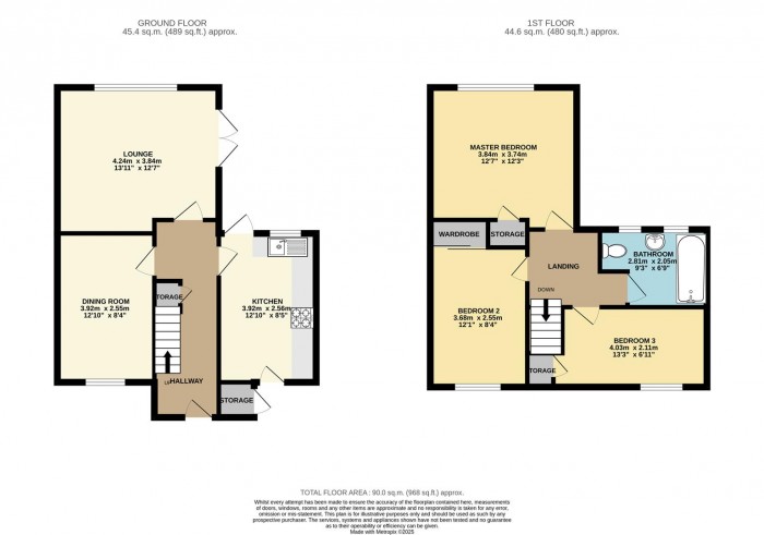 Floorplan for Woodcroft, Harlow