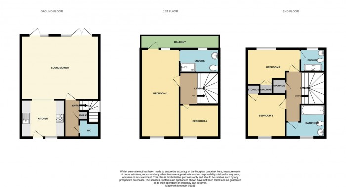 Floorplan for Canopy Lane, Newhall, Harlow