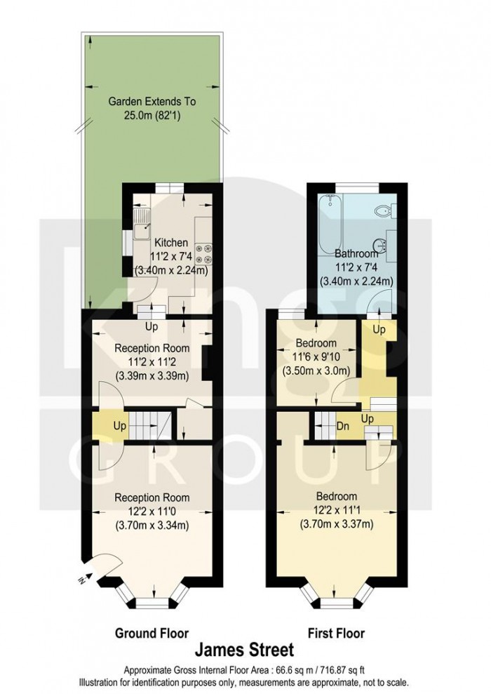 Floorplan for James Street, Enfield