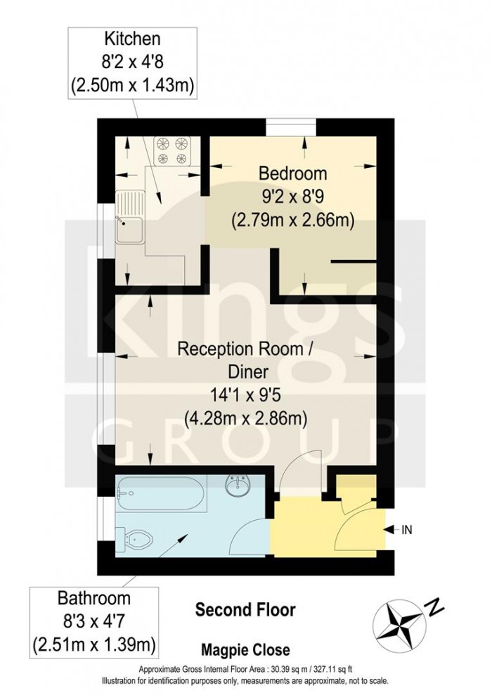 Floorplan for Magpie Close, Enfield