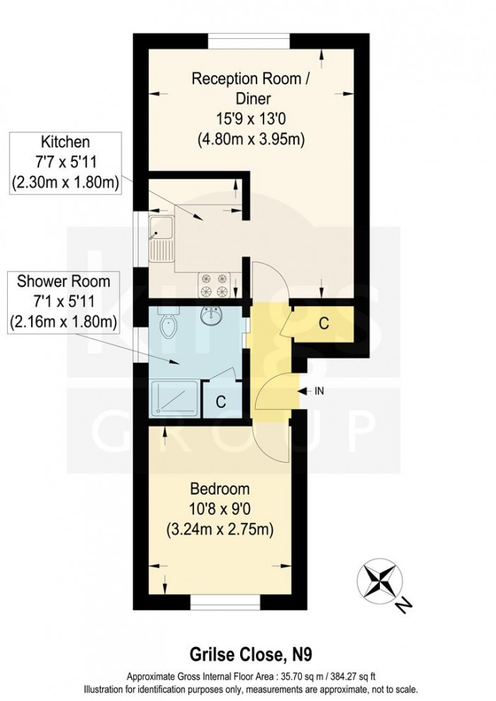 Floorplan for Grilse Close, Edmonton, N9